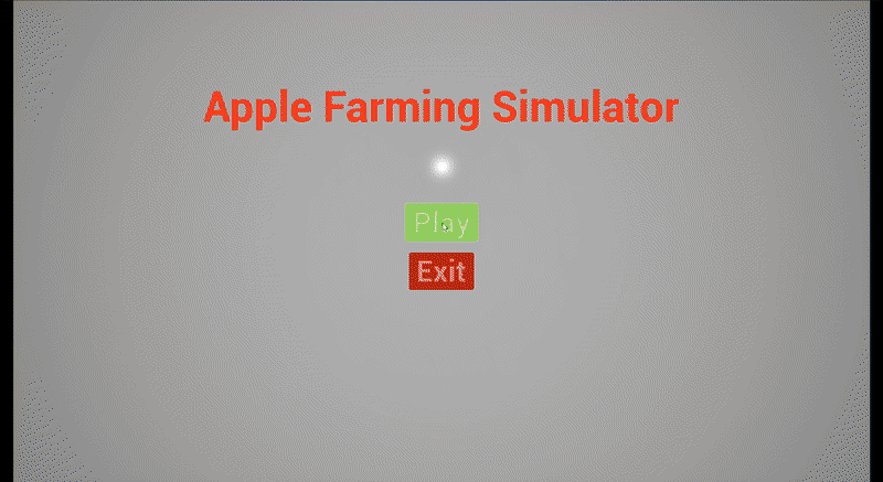 Gameplay gif of Apple Farming Sim.