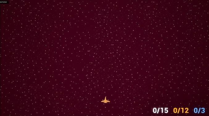 Gameplay gif of Asteroid Mining Company