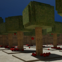 Gameplay image of Apple Farming Simulator.