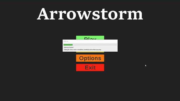 Gameplay gif of Arrowstorm