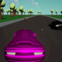 Gameplay image of Golden Wheels.