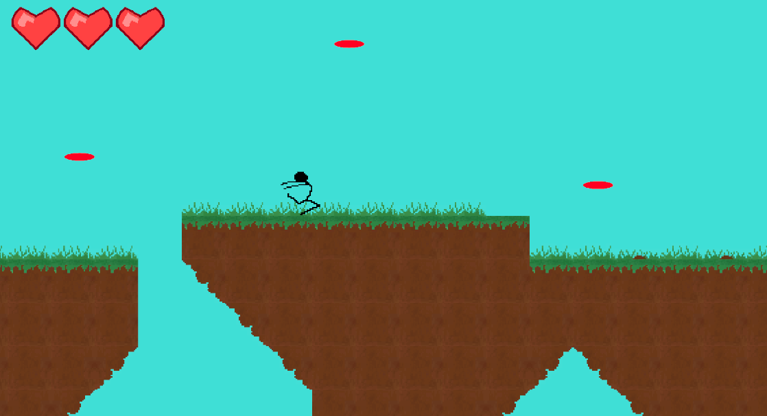 Screenshot of the infinite runner