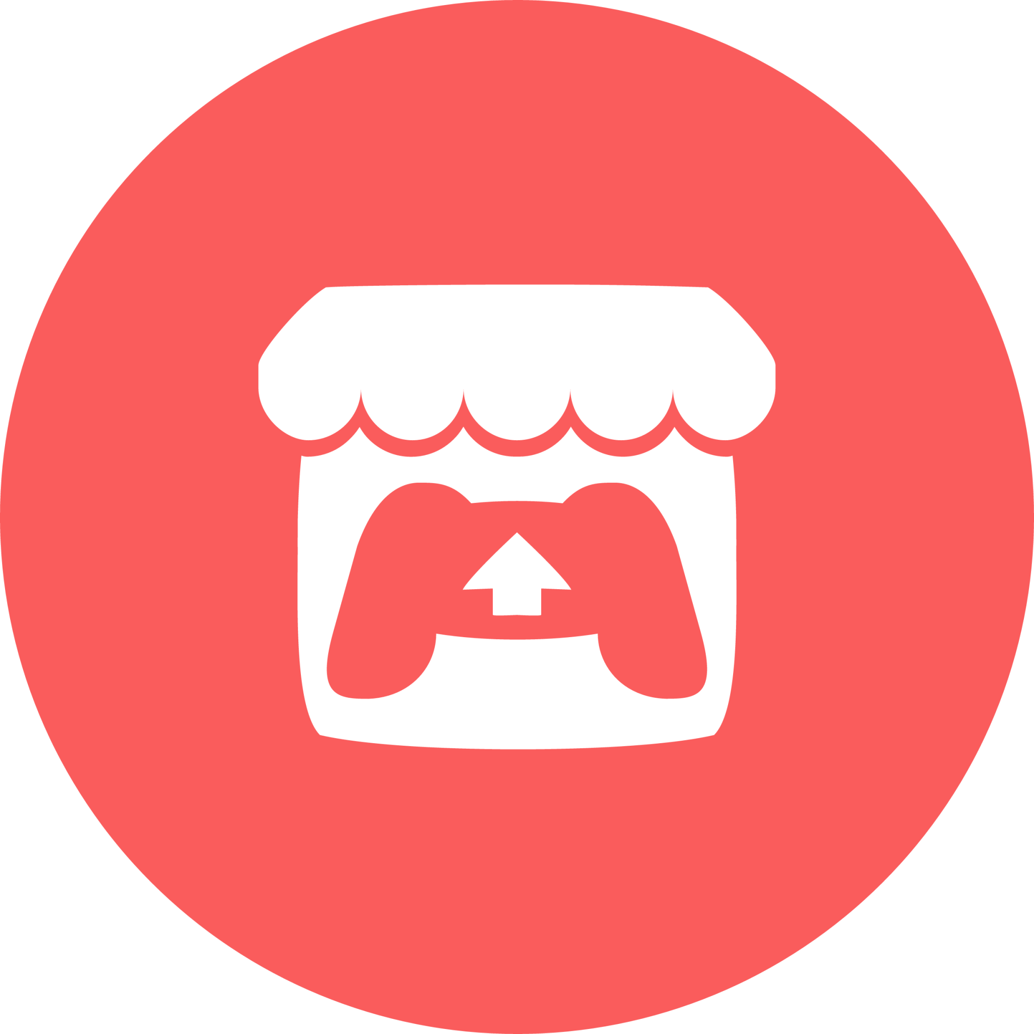 Itch.io logo.