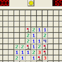 Gameplay image of Minesweeper.