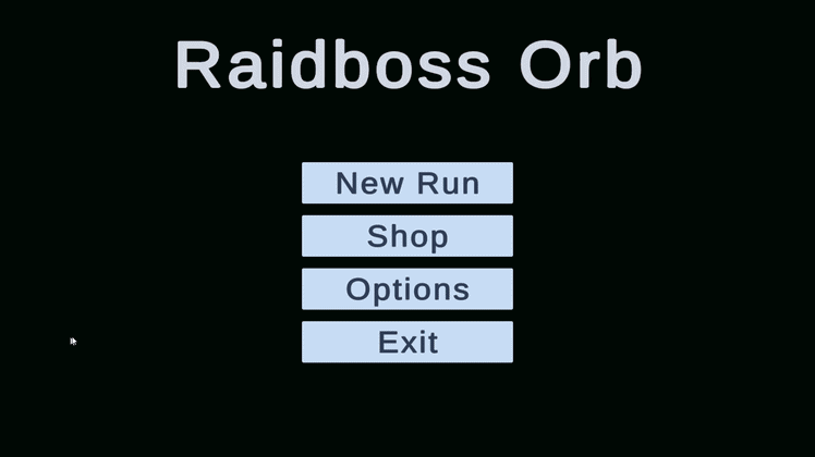 The shop from Raidboss Orb