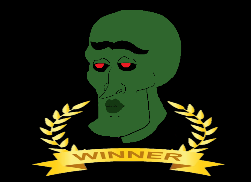 The win screen