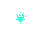 Visual indicator of magic missile on top of staff